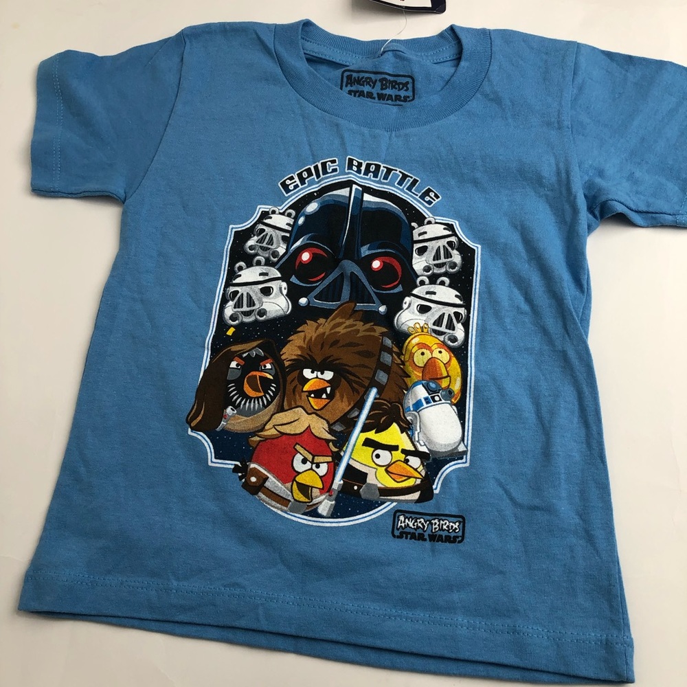 New Angry birds Starwars T-shirt. Size is 4T
